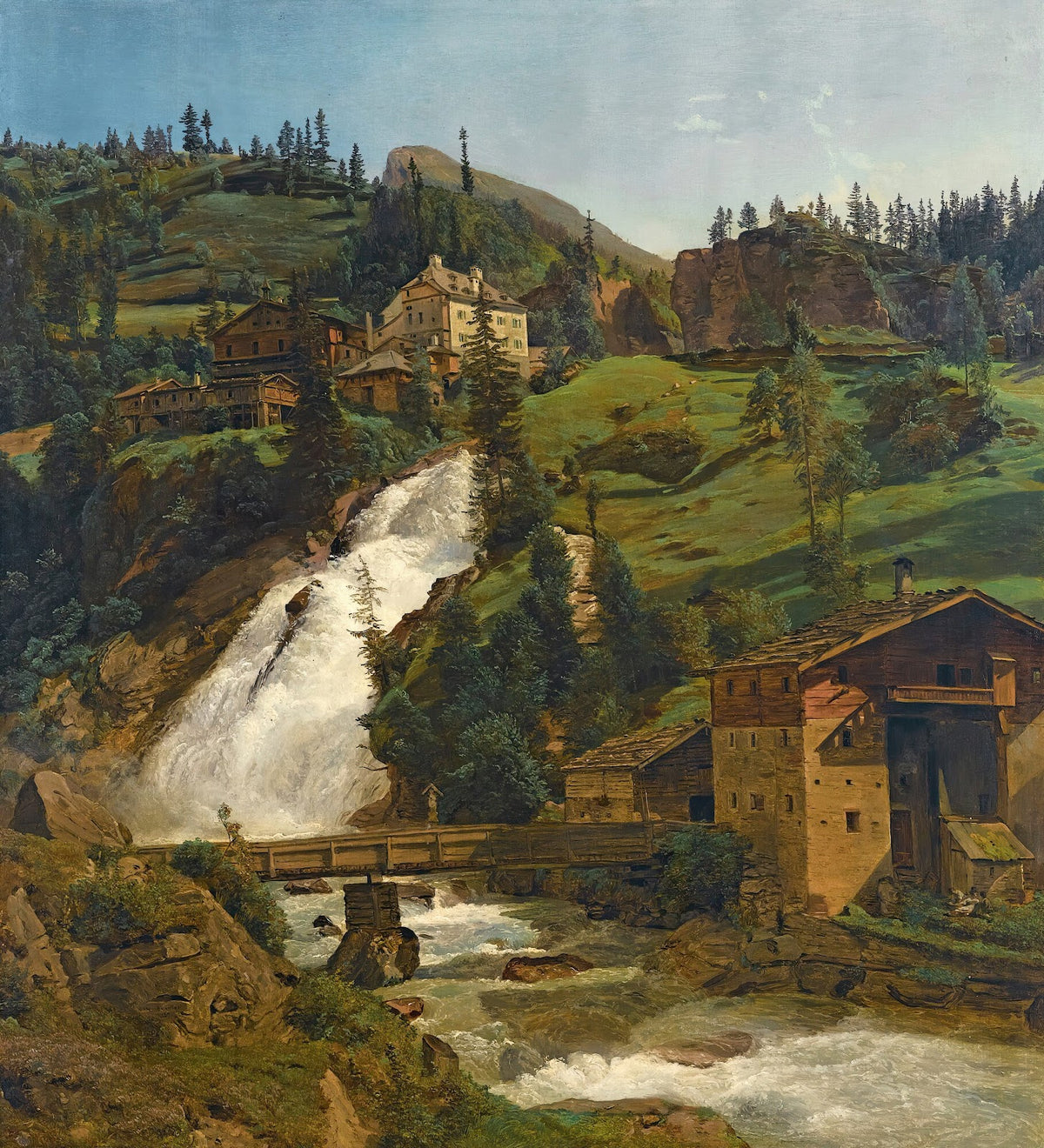 Wildbad Gastein The Wildbad Gastein Falls 1837
