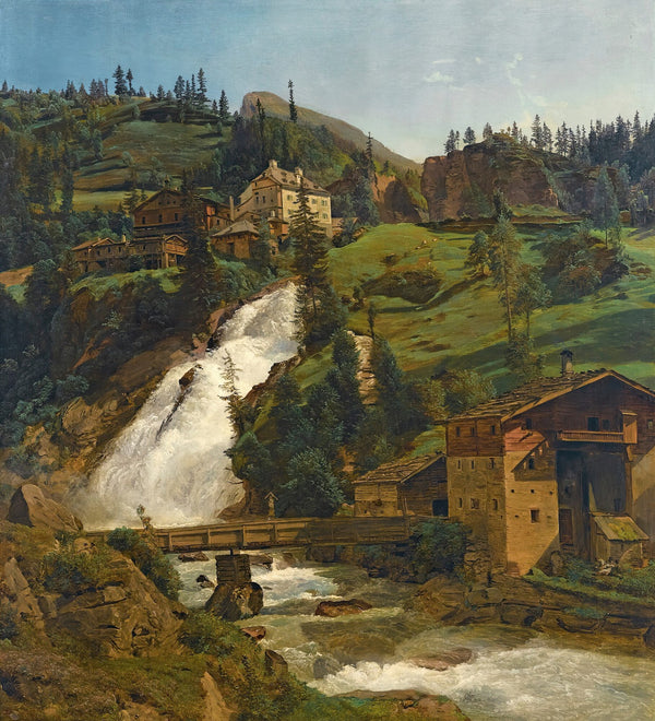 Wildbad Gastein The Wildbad Gastein Falls 1837