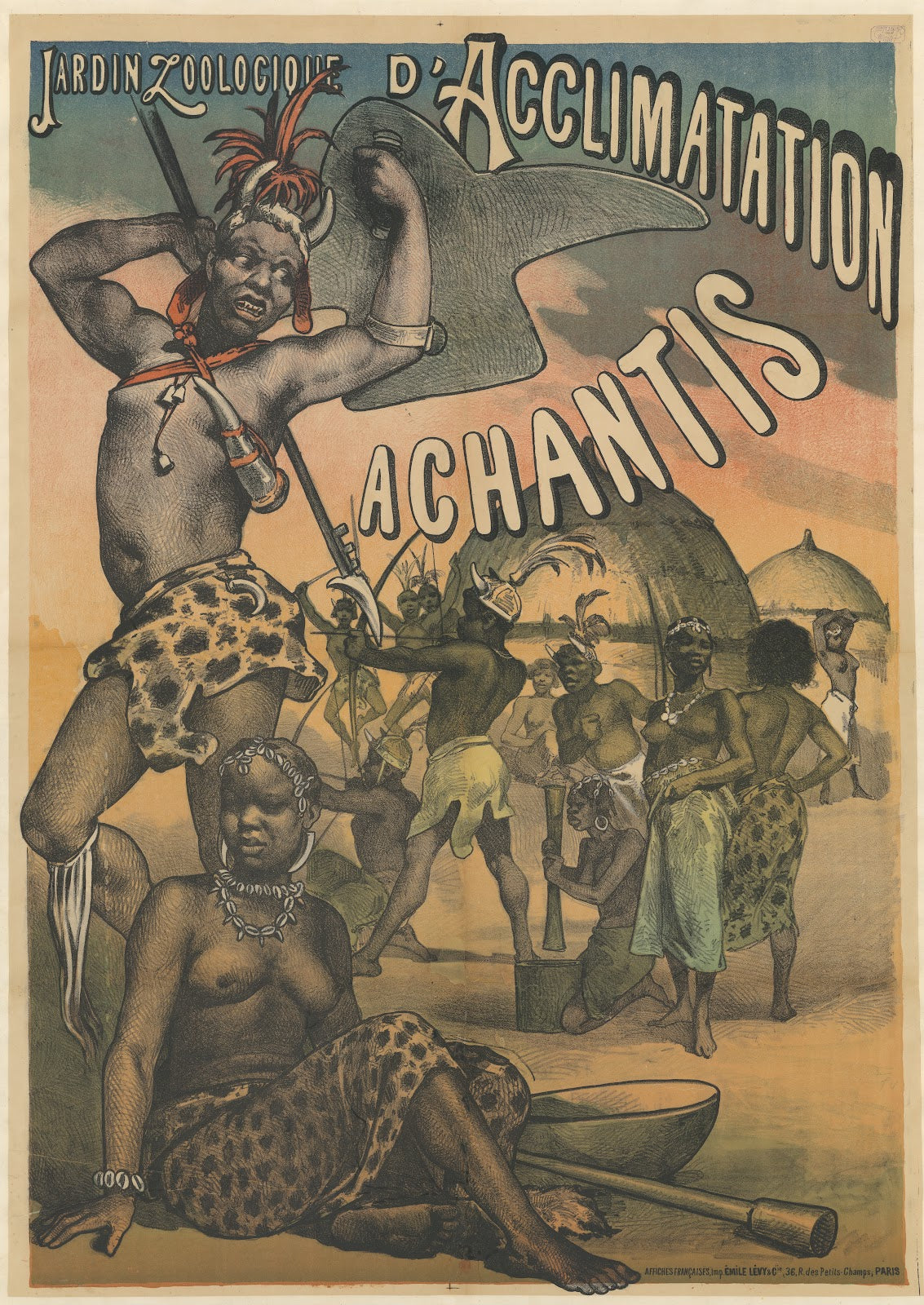Jardin zoologique dAcclimatation Achantis 1887
