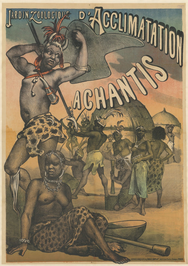 Jardin zoologique dAcclimatation Achantis 1887
