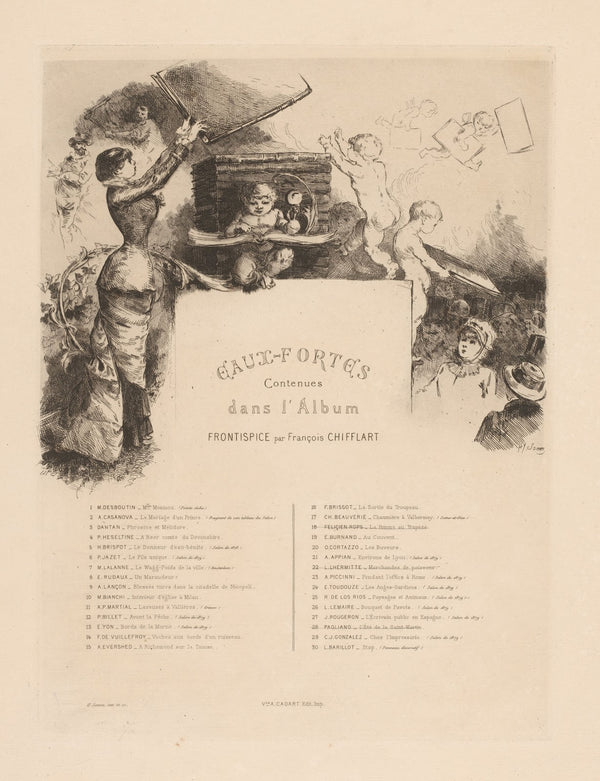 Eaux fortes contenues dans lAlbum 1880