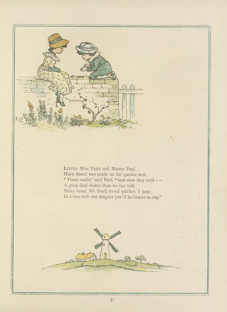 Under the window  pictures  rhymes for children Pl50 1878