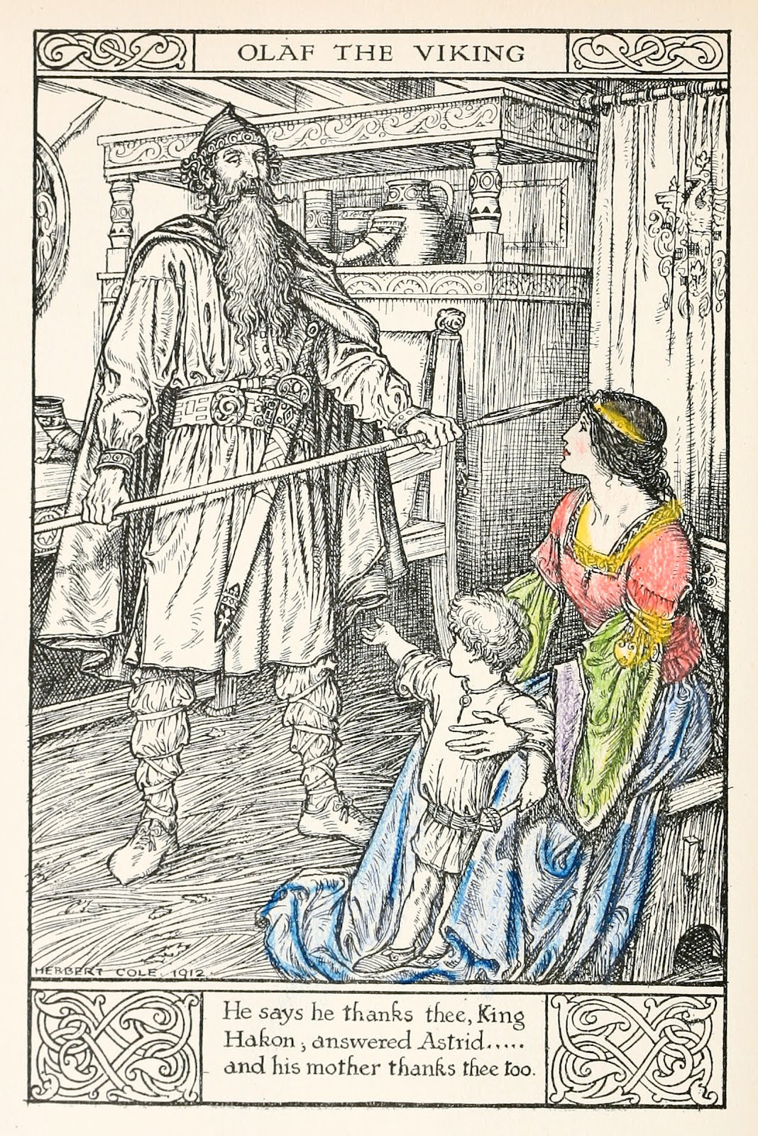 A Childs Book of Warriors Pl 12 1907