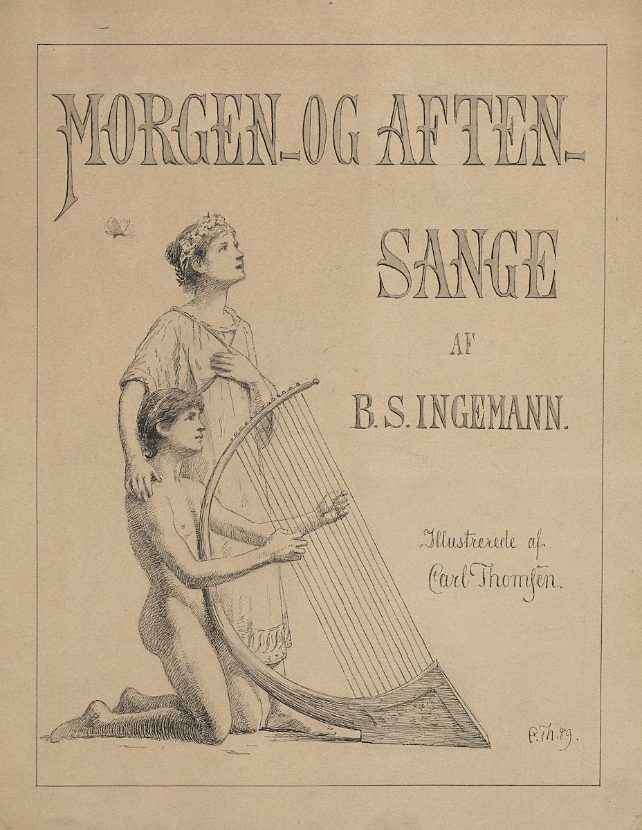 Morgen  og aftensange  Title page 1889