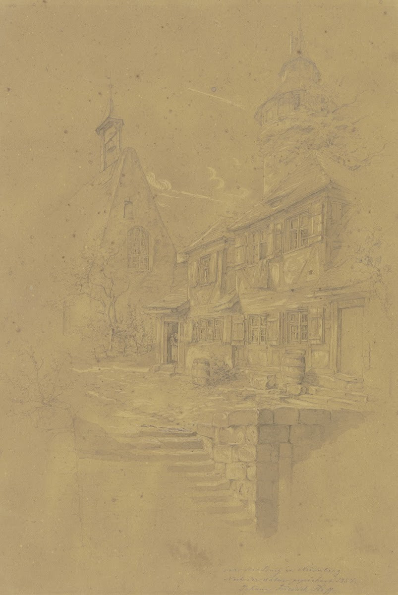 Vor der Burg in Nürnberg 1854