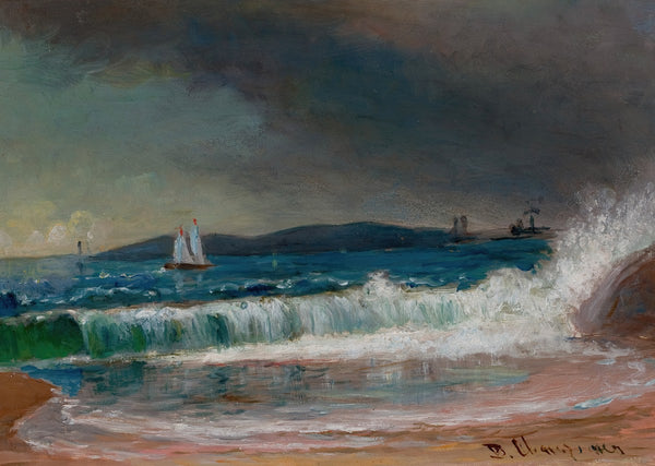 Oil Study for Seascape