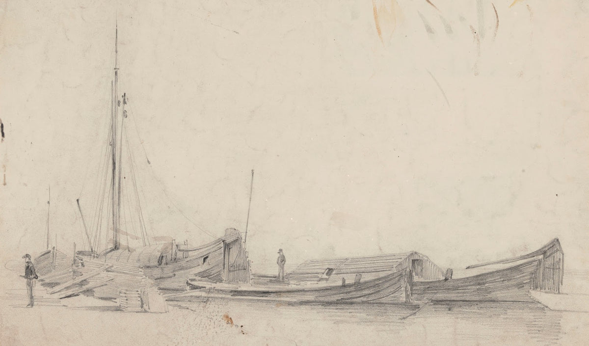 Moored Barges