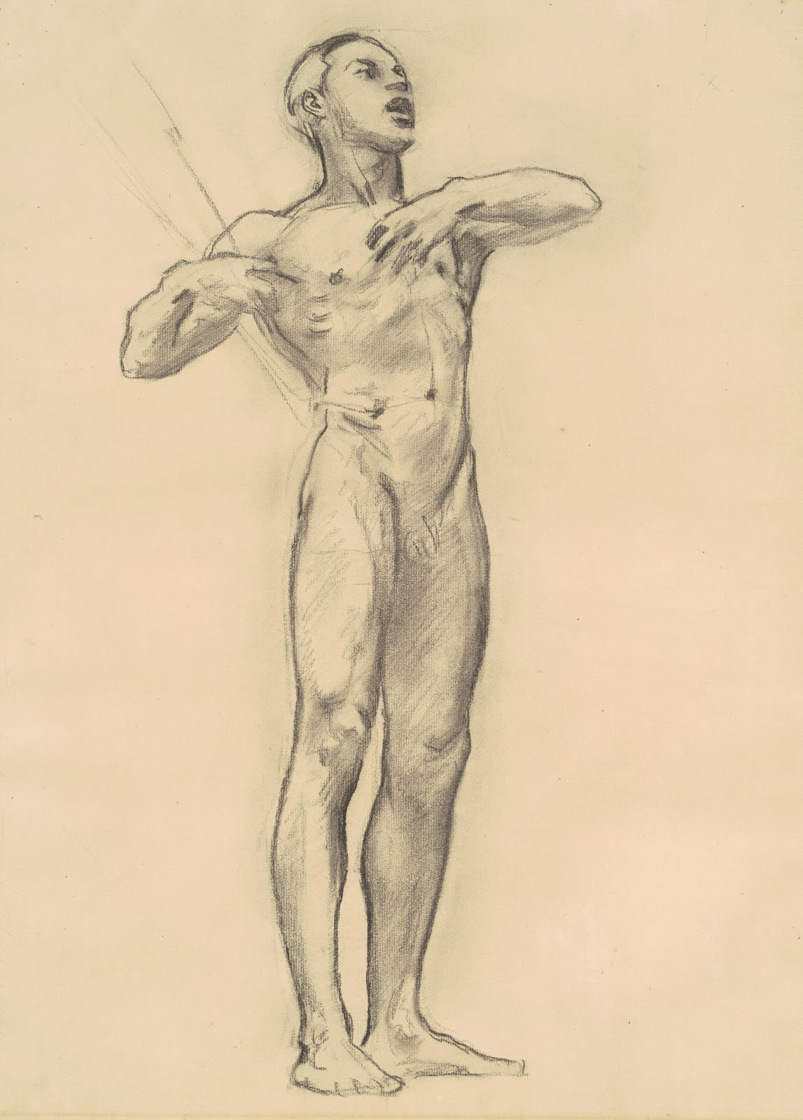 Study of Orpheus for Classic and Romantic Art c 1921