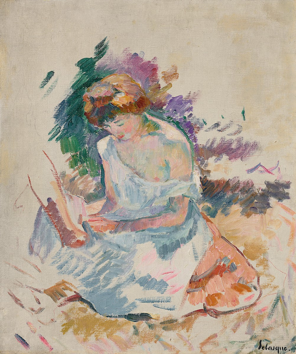 Femme au jardin