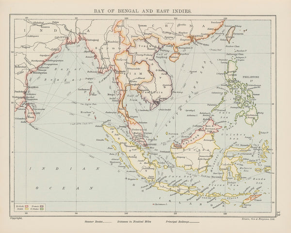 Bay of Bengal and East Indies 1939