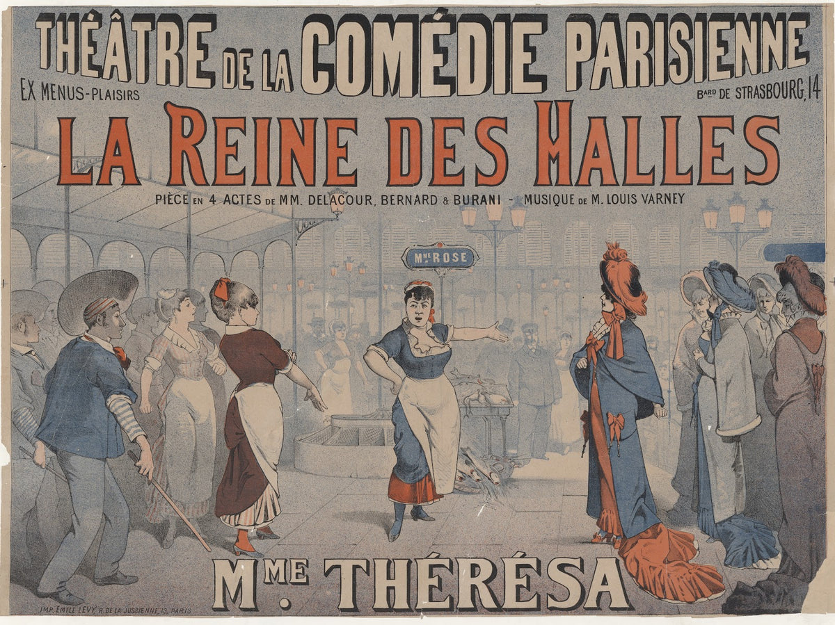 Théatre de la Comédie Parisienne ex Menus  Plaisirs Boulevard de Strasbourg 14 L