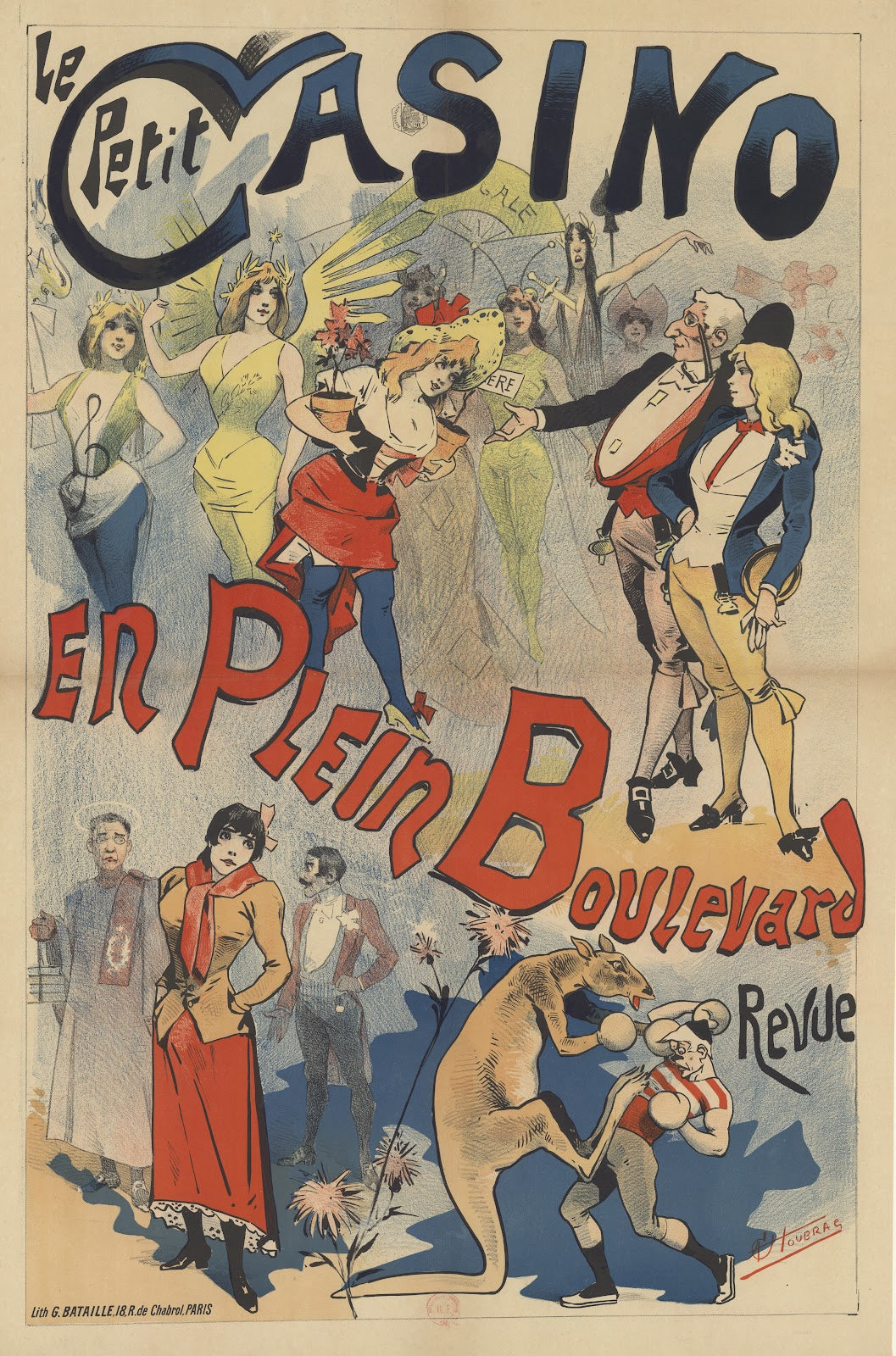 Le Petit Casino En plein boulevard Revue 1895