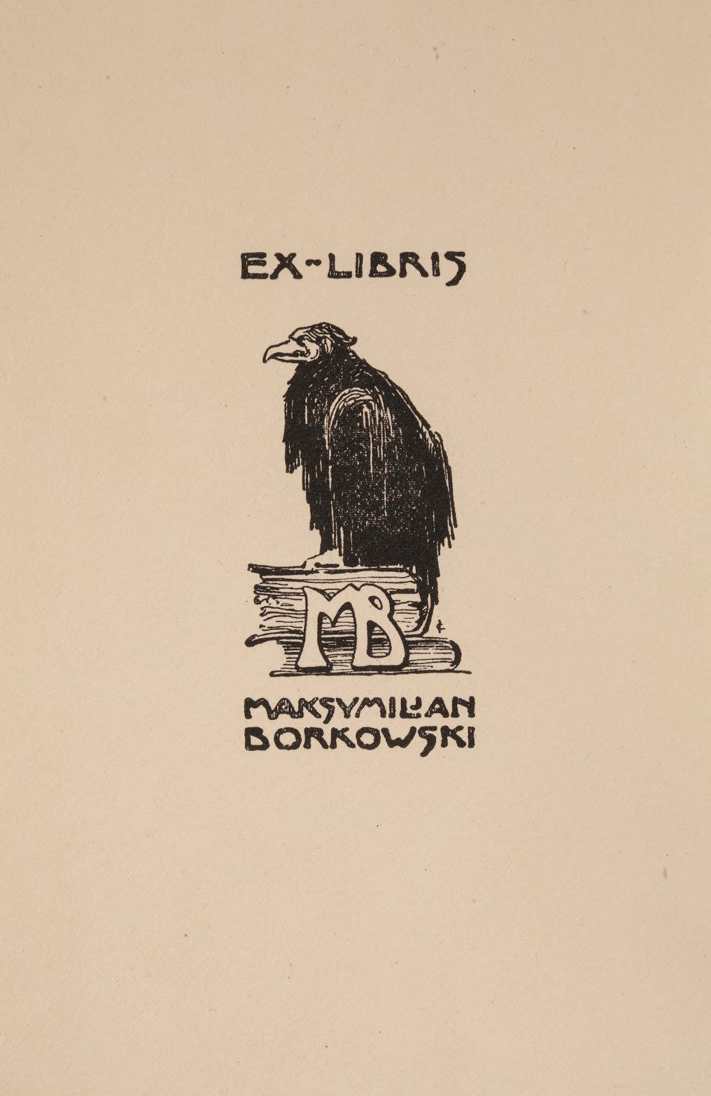 Ekslibris Maksymiliana Borkowskiego 18721926 1905