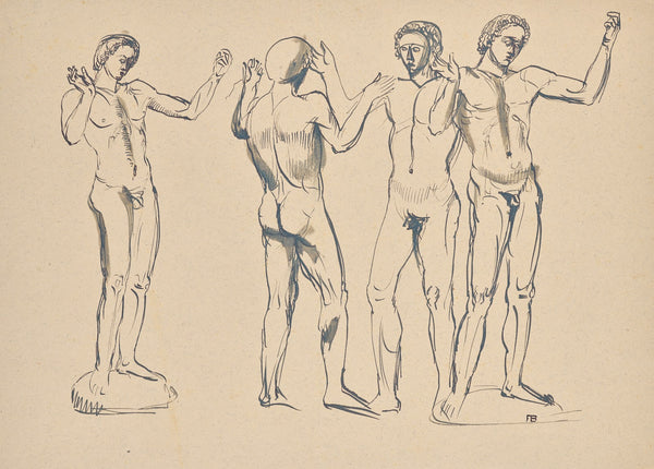 Vier Skizzen zum Redner 1921