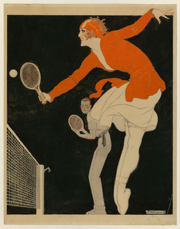 Au filet double mixte 1930s
