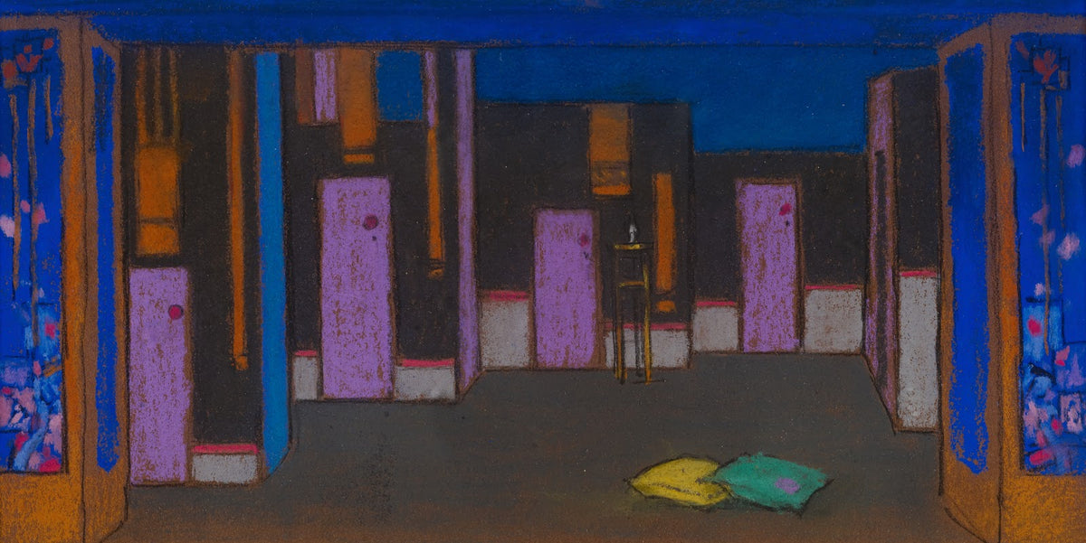 Hall with Doors 1915