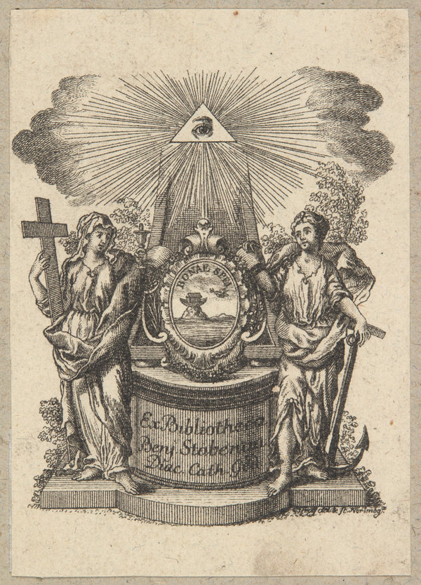 Ekslibris Beniamina Stabenau 1725 1755