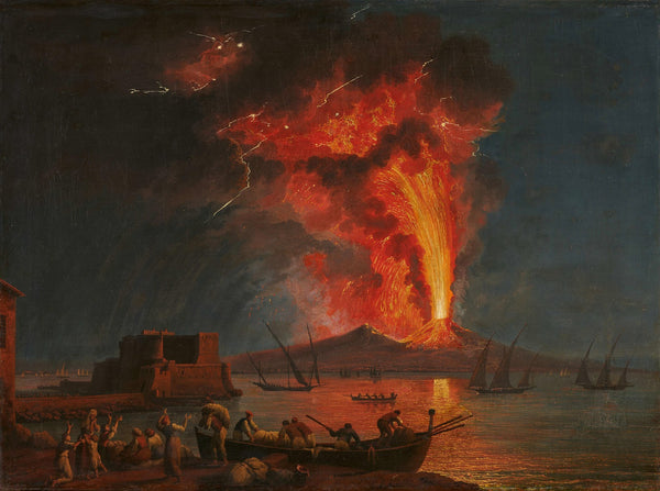 Der Ausbruch des Vesuvs am 8 August 1779 1779