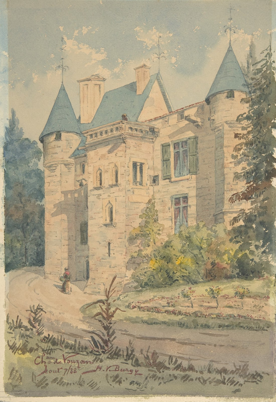 Château de Vouzan 1888