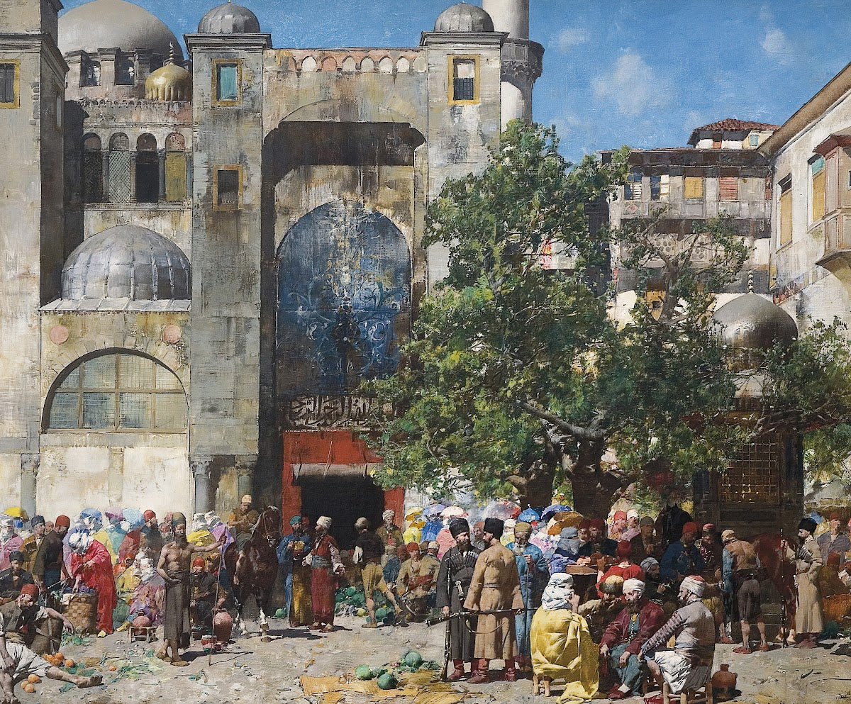 Mercato in Oriente 1881