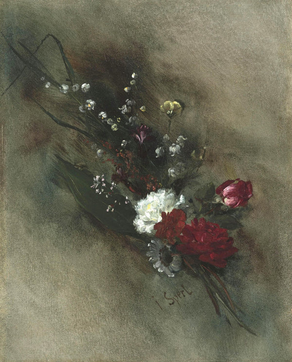 Blumensträußchen circa 1890
