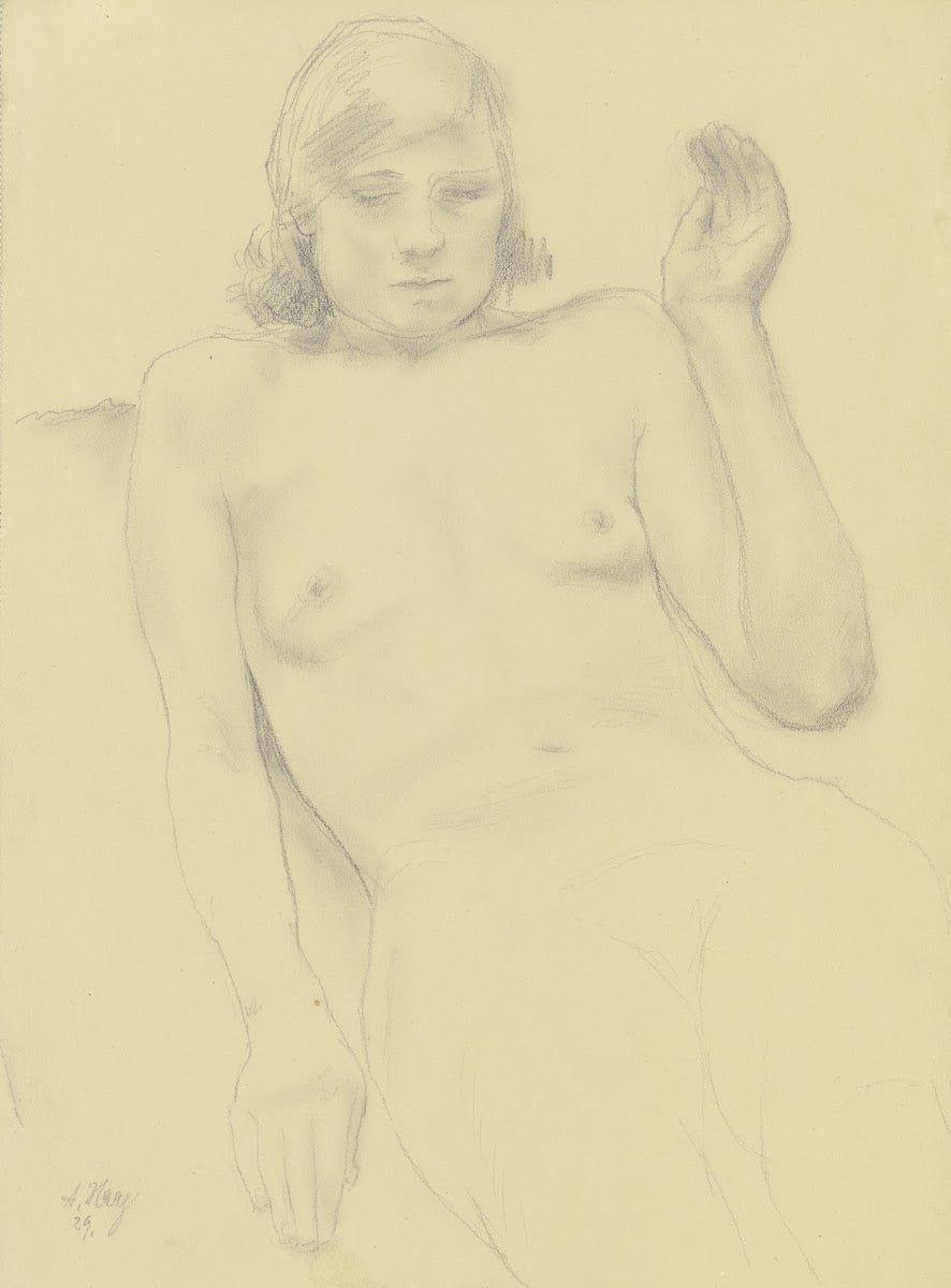 Reclining female nude 1929