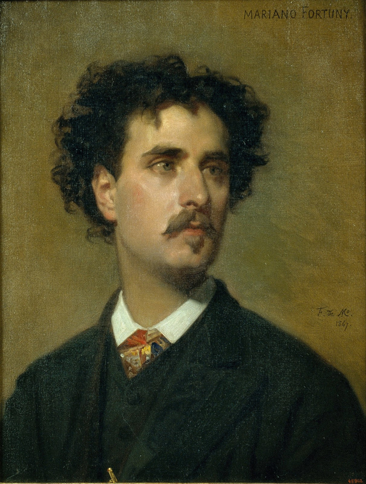 Portrait of Marià Fortuny 1867