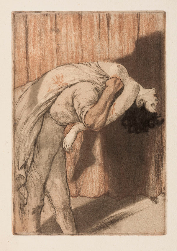 Illustratie voor Le Rideau cramoisi 1907