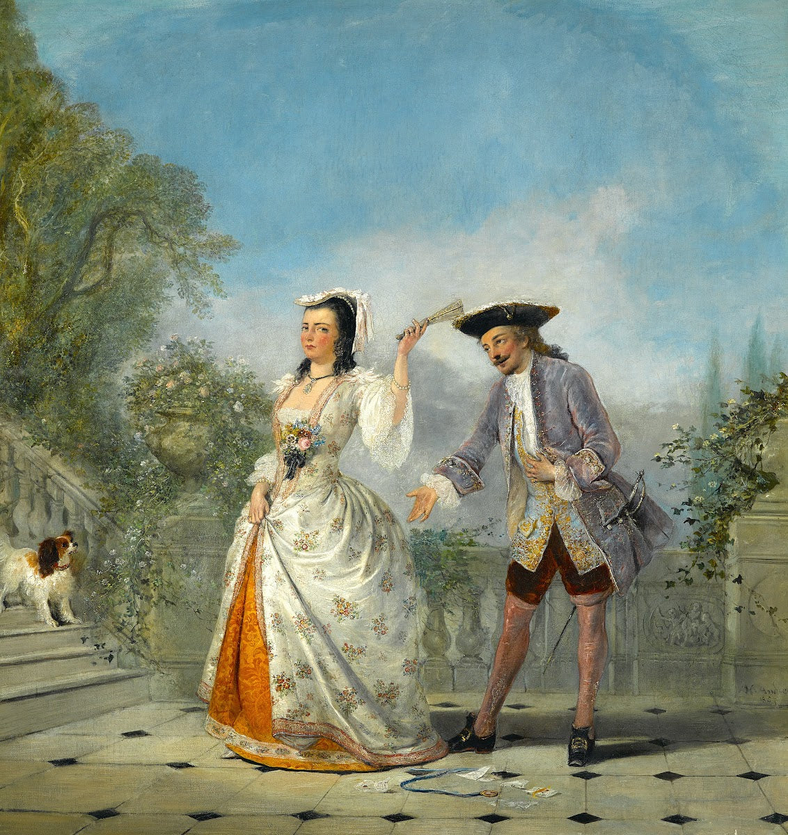 The Reluctant Courtship 1857