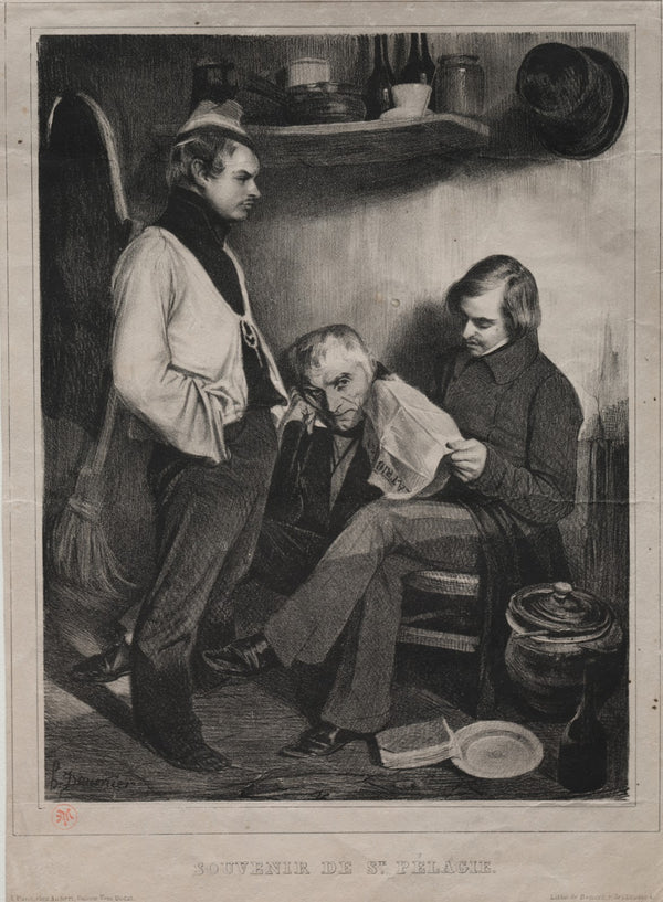 Souvenir of the Prison ot Ste Pélagie 1834