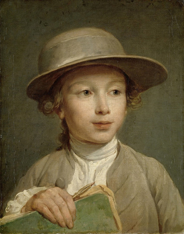 Boy with a Drawing Book c 1772