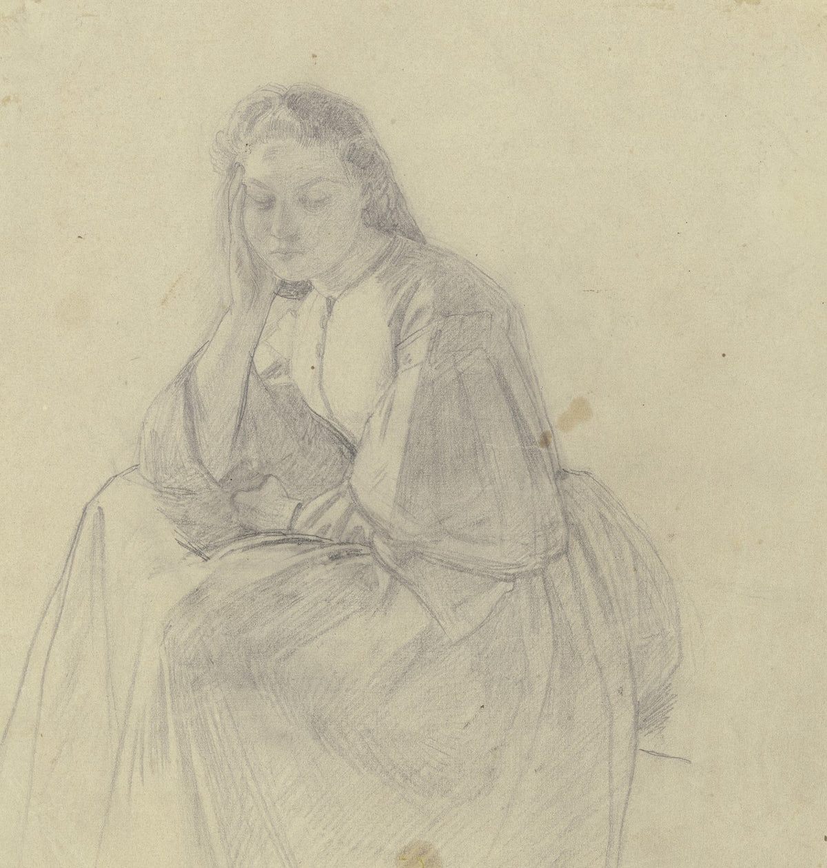 Sitting girl