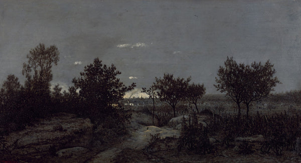 La campagne au lever du jour 1859