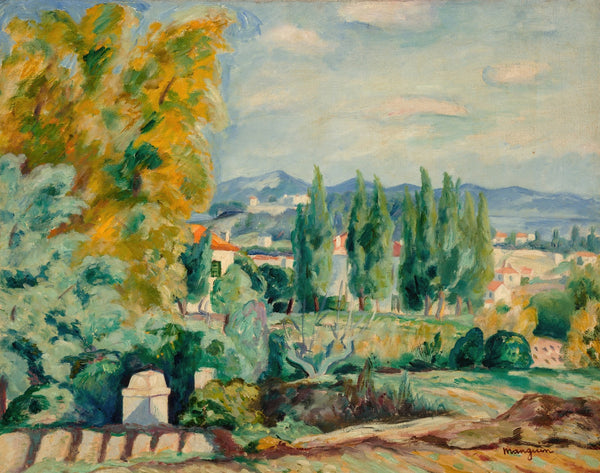 Paysage dautomne aux environs de Saint Tropez 1922