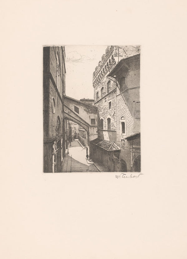 View of Via dellArte della Lana 1886 1927