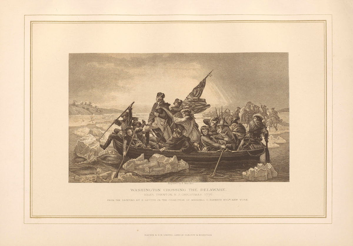 Washington crossing the Delaware  E Leutze 19th century