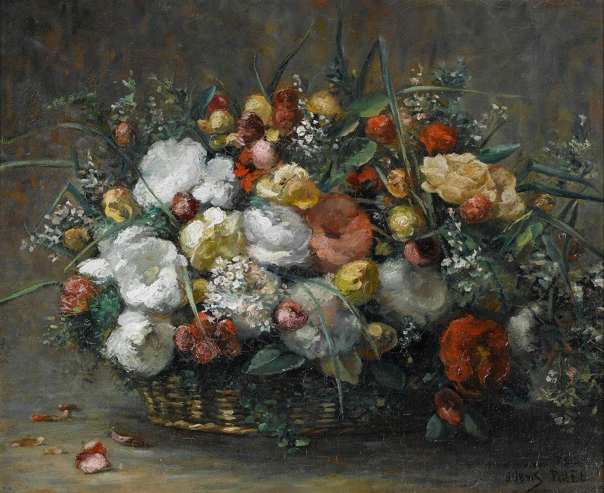 Nature morte dans une corbeille