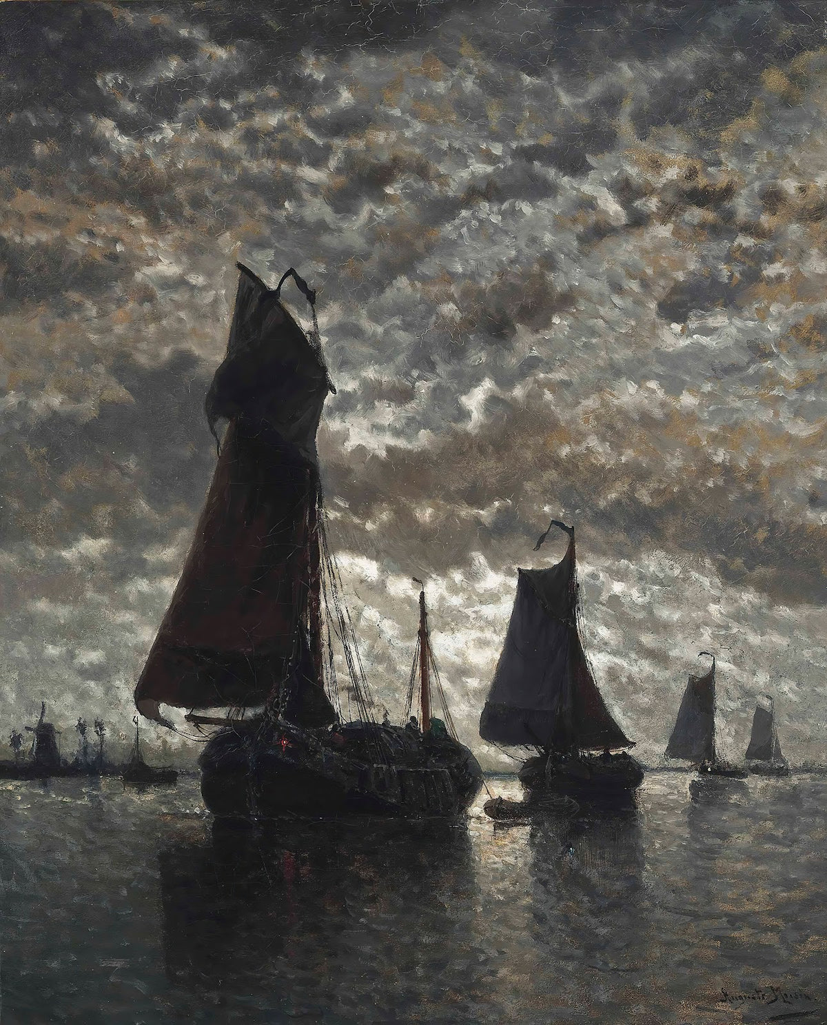 Aurore Dhiver Sur La Meuse