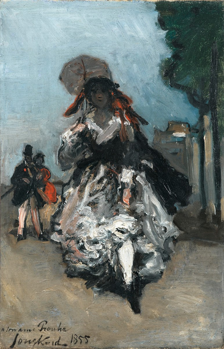 Young Woman With A Parasol 1855