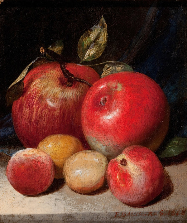 Still Life with Apples and Plums 1868