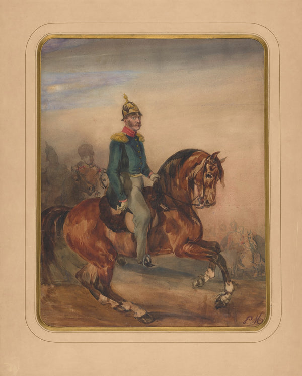 Portret konny cara Mikołaja I 1849