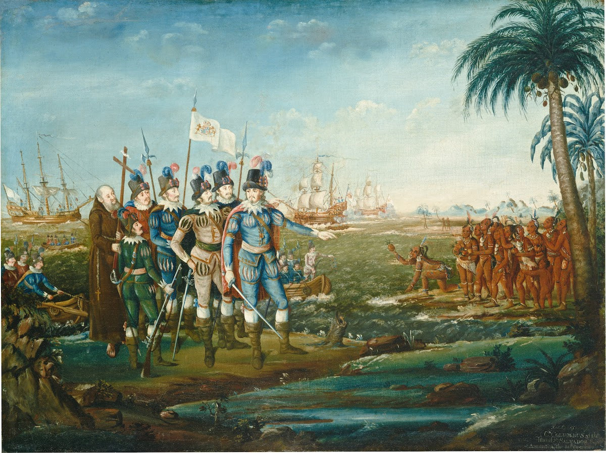 First Landing of Christopher Columbus 1800