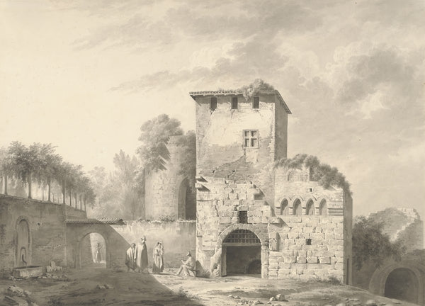 Landscape with People amidRuins