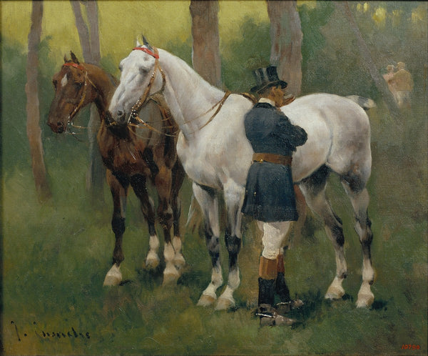 Awaiting the Return circa 1904 1908