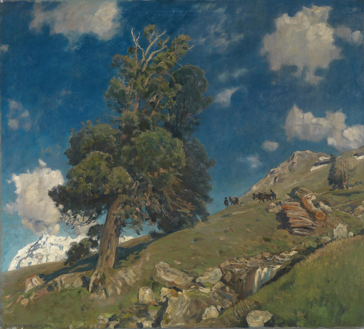 Monte Rosa und Arven 1919