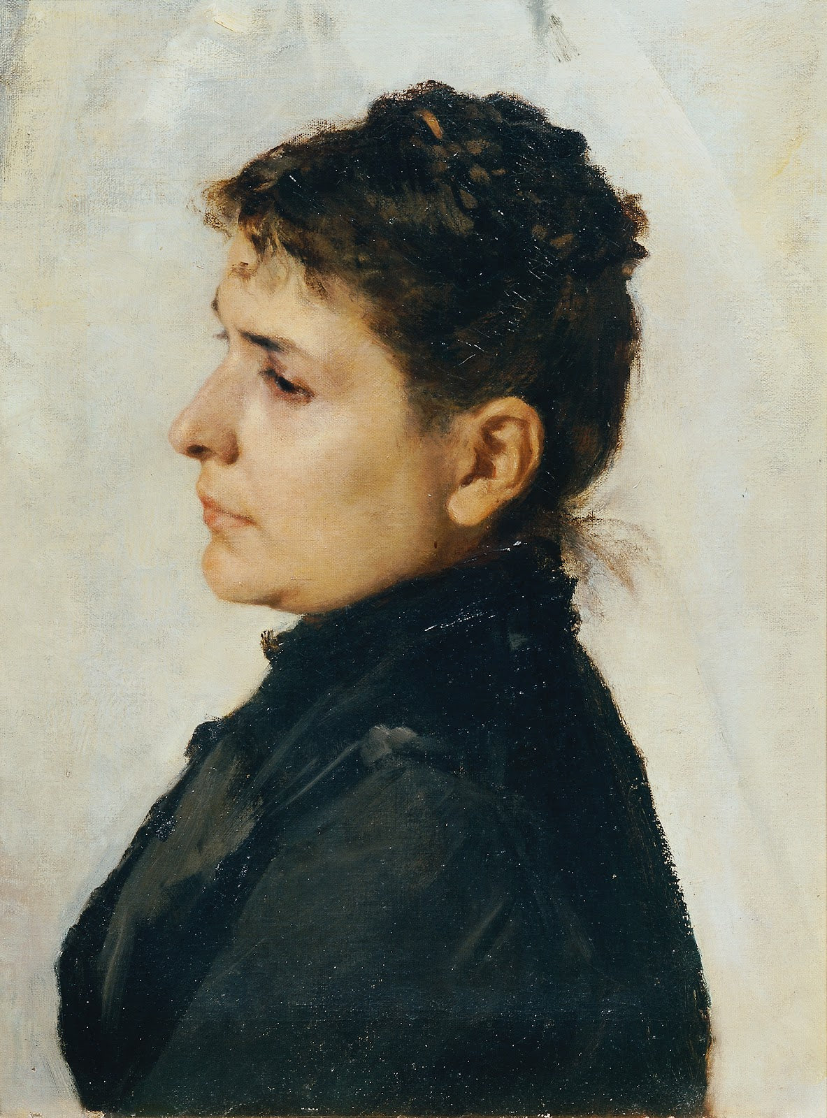 Frau im Profil 1895