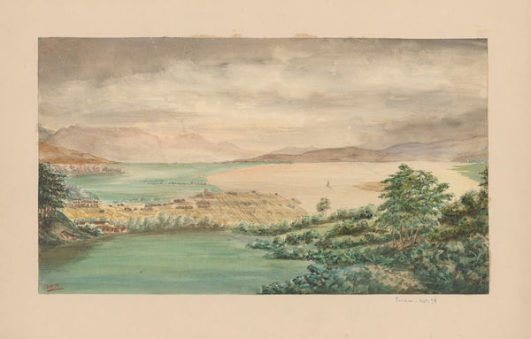 25 aquarelles par Auguste Mouillesaux de Bernières Pl04 1879