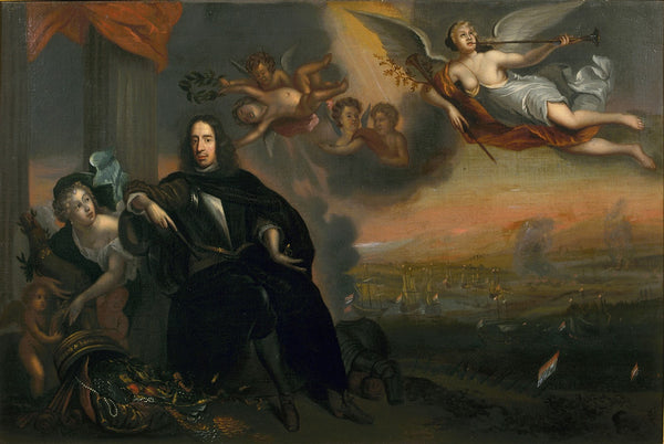 Allegory of Cornelis De Witt 1623 1672 As Instigator of The Victory At Chatham i