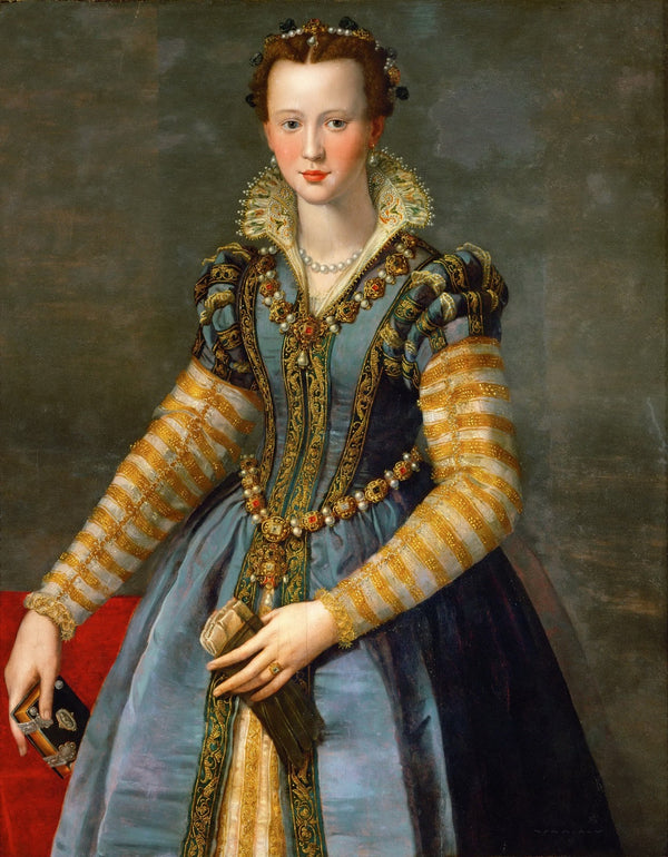 Portrait Of Maria De Medici 1540 1557 Circa 1555