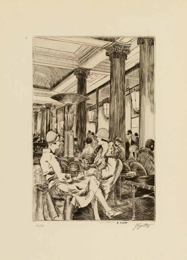 Galerie des Champs Elysées Salon de thé Tea for two 1928